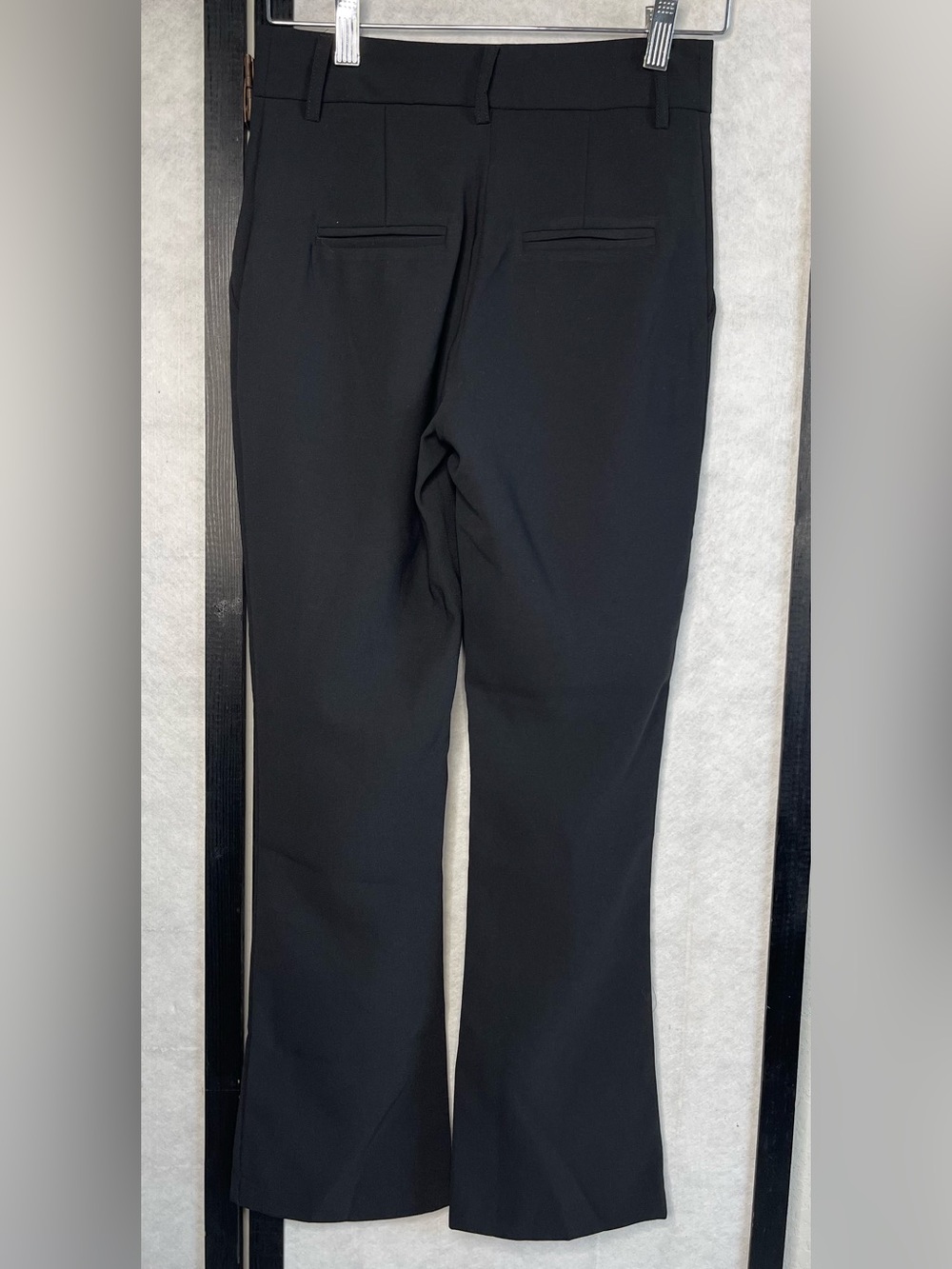 Milano Black Classic Straight-Leg Dress Pants. 40 - Picture 2 of 8